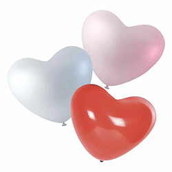 Paris Prix Lot de 10 Ballons Coeur 30cm Multicolore 