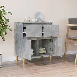 Avis Maison Chic Buffet,Meuble de Rangement,commode pour salon,Cuisine Gris béton 60x35x70 cm Bois d'ingénierie -MN27635