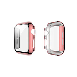 Eko Coque pour Apple Watch 41mm Protection Intégrale avec Verre Trempé Rose 