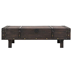 Maison Chic Tabls basse,Table Console pour salon Bois massif style vintage 120 x 55 x 35 cm -MN81415