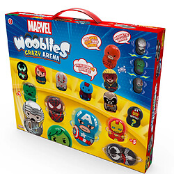 Figurines Wooblies K02WBM005 - Marvel Wooblies Crazy Battle Arena (arène de bataille folle) 