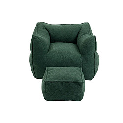 Acheter KOMHTOM Fauteuil double confortable, canapé d'intérieur super doux et paresseux, fauteuil moderne avec accoudoirs, vert