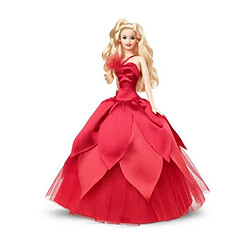 Barbie - Barbie Joyeux Noël Blonde - Poupée - 6 ans et +