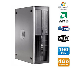 PC HP Compaq 6005 Pro SFF AMD 3GHz 4Go DDR3 160Go SATA Graveur WIFI Win 7 Pro - Occasion