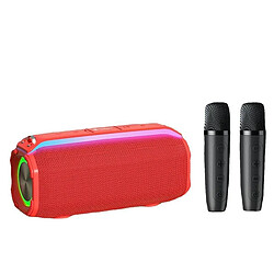 Yonis Enceinte Bluetooth Portative 20W Smart TWS Double Micro Qualité Sonore HD Enceinte Bluetooth Portable 20W TWS Son HD Micro Double Rouge YONIS