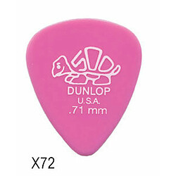 41R71 Delrin medium 71mm Sachet de 72 Dunlop