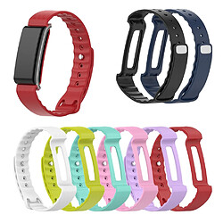 Acheter Wewoo Bracelet pour montre connectée Dragonne en silicone Huawei Honor A2 rouge