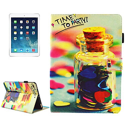 Wewoo Coque pour iPad mini 4 / mini 3 / mini 2 / mini Universel TIME TO PARTY Mots Motif Horizontal Housse de protection en cuir Flip avec titulaire et fentes cartes sommeil