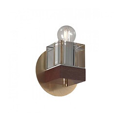 Luminaire Center Applique murale design RIVIERA Mahagoni 1 ampoule