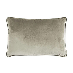 Thedecofactory VELOURS - Coussin en velours taupe 60x40