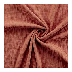 Douceur D'Interieur 1643825 Ensembles Literie 3 Pièces 240 x 220cm Uni Coton Respirable Terracotta