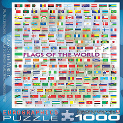 Acheter Eurographics Puzzle Drapeaux du Monde (1000 pièces)