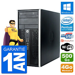 PC Tour HP Compaq Pro 6300 CMT Intel G630 RAM 4Go Disque 500Go Windows 10 Wifi - Occasion