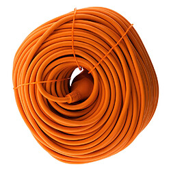 Prolongateur jardin 16A HO5VV-F 3G1,5 2P+Terre 50m - Orange - Zenitech