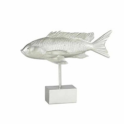 Paris Prix Statue Déco sur Pied Poisson Long 33cm Argent 