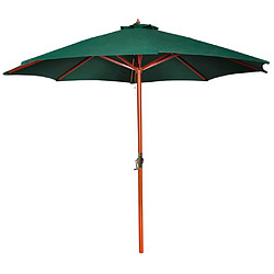 vidaXL Parasol Vert 258 cm