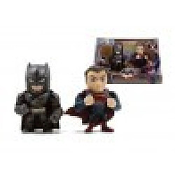 Jada Toys - Figurine Batman VS Superman - Pack Armored Batman &amp; Superman- Matière métal- Vendu en window box- Taille 10cm 