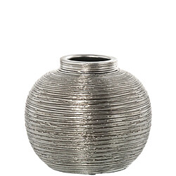 Vase Alexandra House Living Argenté Céramique 25 x 22 cm