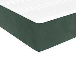 Acheter vidaXL Matelas de lit à ressorts ensachés 140x210x20 cm velours