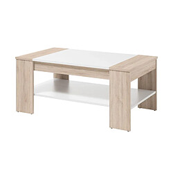 Avis But Table basse FINLAY Imitation chêne et blanc