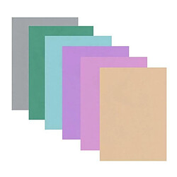 Graines Creatives Feuilles de caoutchouc x 6 - couleurs pastel