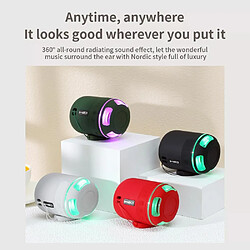 Acheter Yonis Mini Enceinte Bluetooth Portative LED Stéréo TWS Son Puissant Autonomie Longue