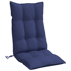 Acheter Maison Chic lot de 2 Coussins Confort,Coussins de chaise à dossier haut bleu marine -GKD90058