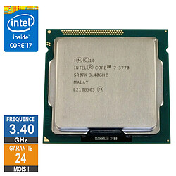Processeur Intel Core I7-3770 3.40GHz SR0PK FCLGA1155 8Mo - Reconditionné