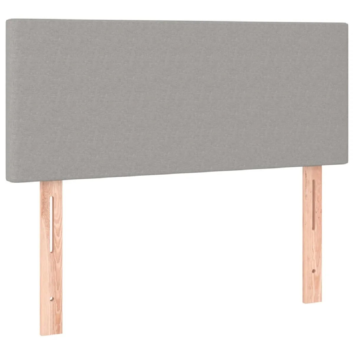 Acheter Maison Chic Tête de lit scandinave à LED,meuble de chambre Gris clair 90x5x78/88 cm Tissu -MN74405