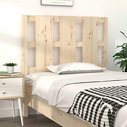 Maison Chic Tête de lit scandinave pour lit adulte,Meuble de chambre 105,5x4x100 cm Bois massif de pin -MN88418