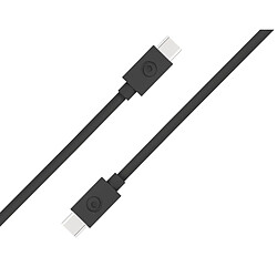 Câble USB C/USB C 1,2m 3A Noir Bigben