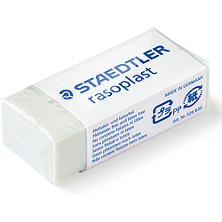 STAEDTLER Gomme plastique rasoplast 526 B30, blanc ()