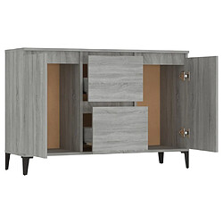 Acheter vidaXL Buffet Sonoma gris 104x35x70 cm Bois d'ingénierie