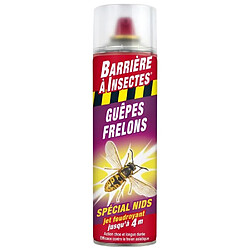 BARRIERE A INSECTES Guepes, frelons Spécial nids - Aérosol 500 ml