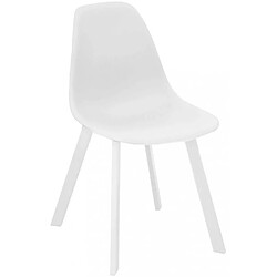 Avis Proloisirs Chaises d'extérieur aluminium et résine Jato (Lot de 4) blanc.