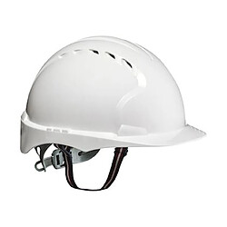 casque électricien - evo 2 - blanc - avec jugulaire 2 points - bizline 731684 