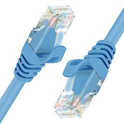 Unitek Câble de raccordement UTP, CAT.6, 5m, bleu (Y-C812ABL) Unitek Patchcord UTP, CAT.6, 5m, bleu (Y-C812ABL)