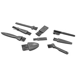 vhbw Set de brosses de nettoyage pour rasoir, tondeuse à cheveux, par ex. de AEG, Braun, Grundig, Norelco, Panasonic, Philips, Remington, Wella 