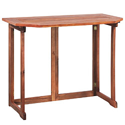 vidaXL Table de bistro 90x50x75 cm Bois d'acacia massif