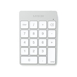 Satechi Clavier Pavé numérique sans Fil Slim Wireless Argent 