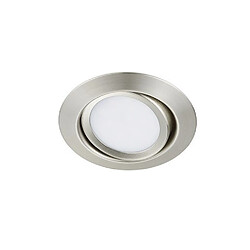 Lumière Downlight encastrable rond moderne nickel mat 3000K