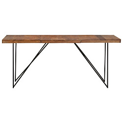 vidaXL Table à manger 180x90x76 cm Bois d'acacia massif