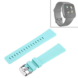 Wewoo Bracelet pour montre connectée Fitbit Versa Simple Mode De En Silicone Vert 