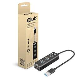 Warner Bros. Games Club 3D CSV-1430A USB 3.2 Gen1 Type-A Hub 3 Ports avec Gigabit Ethernet 