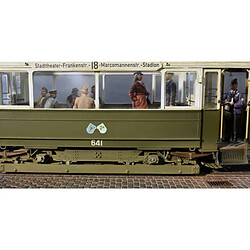 Mini Art Maquette Train European Tramcar (strabenbahn Triebwagen 641) W/crew & Passengers