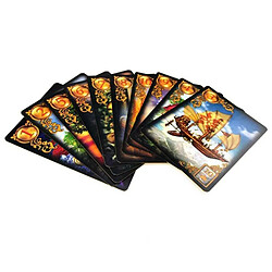 Avis Universal 47 fêtes, cartes de tarot, cartes d'oracle, planches de rêverie dorées.(Le noir)