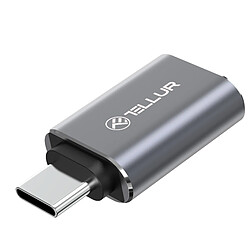 Acheter Adaptateur Tellur USB-C (mâle) vers USB-A (femelle), 10Gbps, 3A, aluminium