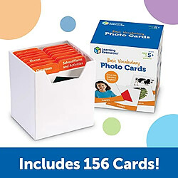 Acheter Learning Resources cartes photo de vocabulaire de base, apprentissage du vocabulairephonAtique, jeux Aducatifs pour enfants, 156 cartes, A partir de 5 ans