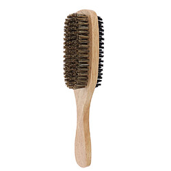 Brosse à Moustache à Barbe En Poils De Nylon Pour Hommes à 2 Côtés Avec Manche En Bois 3 Taille A