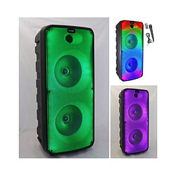 Avis ENCEINTE SONO PORTABLE PARTY BLUETOOTH 800W MOBILE USB TWS LED RGB MSD TELECOMMANDE +MICRO Radio Fm